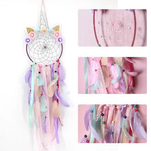 Load image into Gallery viewer, Handmade Feather Dream Catcher Wall Hanging Decoration