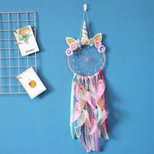 Load image into Gallery viewer, Handmade Feather Dream Catcher Wall Hanging Decoration
