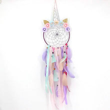 Load image into Gallery viewer, Handmade Feather Dream Catcher Wall Hanging Decoration