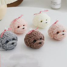 Load image into Gallery viewer, Handmade Scented Candles Creative Teddy Dog Candles Cute Bear Birthday Candles Bear Shaped Cool Candles Scented Funky Candles Aesthetic Candles Birthday Cake Decoration Cake Topper Decor For Baby ShoweAromatherapy Teddy Bear Shape Candle Gift