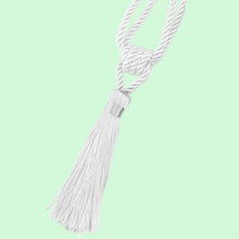 Load image into Gallery viewer, Handmade Tassel Curtain Tieback Room Accessories Gold Curtain Buckle Rope Home Decoration Holdback Window Fringe Curtain Tiebacks Hand-Woven Holdbacks Home Decorative Tassels Tiebacks