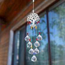 将图片加载到图库查看器,Hanging Crystal With Ball Prism Rainbow Maker Tree of Life Decor For Garden Window Rainbow Maker with Chain for Easy Hanging Outdoor Home Kids Room Window