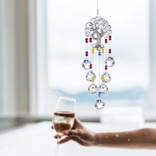 将图片加载到图库查看器,Hanging Crystal With Ball Prism Rainbow Maker Tree of Life Decor For Garden Window Rainbow Maker with Chain for Easy Hanging Outdoor Home Kids Room Window