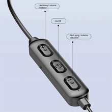 Load image into Gallery viewer, Hanging Neck Bluetooth 5.0 Wireless Sports Headset Ear Headset Bluetooth Headphones Earbuds Earphone With Microphone For Bluetooth Over Ear Headphones, Wireless 5.0/Wired Headset, 55Hrs Playtime, Hi-Fi Stereo Deep Bass, Soft Earmuffs & Light Weight