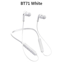 Load image into Gallery viewer, Hanging Neck Bluetooth 5.0 Wireless Sports Headset Ear Headset Bluetooth Headphones Earbuds Earphone With Microphone For Bluetooth Over Ear Headphones, Wireless 5.0/Wired Headset, 55Hrs Playtime, Hi-Fi Stereo Deep Bass, Soft Earmuffs & Light Weight