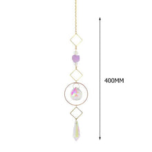 Load image into Gallery viewer, Hanging Sun Catcher Moon Light With Chain Pendant Ornament Crystal Balls Catcher Wind-chime Rainbow Maker Crystal Hanging Window Curtain Chandelier Outdoor Garden Home Decor Christmas Day Party Wedding Decoration