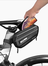 将图片加载到图库查看器,Hard Shell Bicycle Bag Waterproof Cycling Road Bike Tool Bag Night Reflective Bag Bike Accessories Bike Bag Bicycle Bag Under Hard Shell Bike Seat Bag with Silver Reflective Strip Bike Bag For Mountain Road Bike
