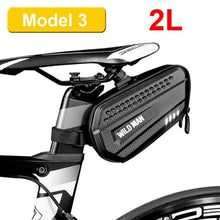 将图片加载到图库查看器,Hard Shell Bicycle Bag Waterproof Cycling Road Bike Tool Bag Night Reflective Bag Bike Accessories Bike Bag Bicycle Bag Under Hard Shell Bike Seat Bag with Silver Reflective Strip Bike Bag For Mountain Road Bike