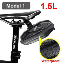 将图片加载到图库查看器,Hard Shell Bicycle Bag Waterproof Cycling Road Bike Tool Bag Night Reflective Bag Bike Accessories Bike Bag Bicycle Bag Under Hard Shell Bike Seat Bag with Silver Reflective Strip Bike Bag For Mountain Road Bike