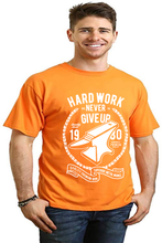 Load image into Gallery viewer, Hard Work Anvil Men's Bamboo Viscose/Organic Cotton Short Sleeve Graphic T-Shirt