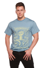 将图片加载到图库查看器,Hard Worker Men's Bamboo Viscose/Organic Cotton Short Sleeve Graphic T-Shirt