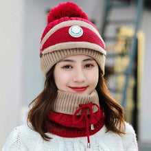 将图片加载到图库查看器,Hat Winter Mask balaclava Hat for girls Scarf Thick Warm Fleece Inside Knitted Hat Thick Mask Warm Full Face Scarf Winter Hats Hiking Face Scarf Balaclava Helmet Liner Cap Soft Sport Reusable Headgear Winter Fishing Warm Mask