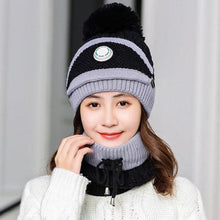 将图片加载到图库查看器,Hat Winter Mask balaclava Hat for girls Scarf Thick Warm Fleece Inside Knitted Hat Thick Mask Warm Full Face Scarf Winter Hats Hiking Face Scarf Balaclava Helmet Liner Cap Soft Sport Reusable Headgear Winter Fishing Warm Mask