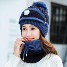 将图片加载到图库查看器,Hat Winter Mask balaclava Hat for girls Scarf Thick Warm Fleece Inside Knitted Hat Thick Mask Warm Full Face Scarf Winter Hats Hiking Face Scarf Balaclava Helmet Liner Cap Soft Sport Reusable Headgear Winter Fishing Warm Mask