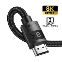 将图片加载到图库查看器,HDMI 2.1 Cable Ultra High Speed 8K60Hz 4K120Hz HDMI Splitter Cable 48Gbps Ultra High Speed 4K 120Hz Braided HDMI Cable Dynamic HDR Vision HDR 10 Compatible With UHD TV Laptop