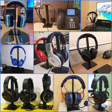 将图片加载到图库查看器,Headphone Stand with Aluminum Supporting Bar Flexible Headrest