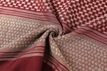 Load image into Gallery viewer, Headscarf Hijab Man Arabic Cotton Hijab Burqa Palestine Keffiyeh Scarf Arabian Islamic Clothing Men Muslim Hijab Wrap Pattern of Arab Shemagh Keffiyeh Men Arab Kufiyah Keffiyeh Arabic Muslim Head Wrap Men Scarf Shawl