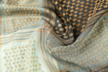 Load image into Gallery viewer, Headscarf Hijab Man Arabic Cotton Hijab Burqa Palestine Keffiyeh Scarf Arabian Islamic Clothing Men Muslim Hijab Wrap Pattern of Arab Shemagh Keffiyeh Men Arab Kufiyah Keffiyeh Arabic Muslim Head Wrap Men Scarf Shawl
