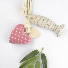 Load image into Gallery viewer, Heart Magnetic Curtain Tiebacks Room Curtains Buckle Holder Decor Clip For Home Decoration Accessories Magnet Tieback Clips Lovely Heart Shape Curtain Tiebacks Natural Cotton Linen Rope Window Curtain Buckle Kids Room Drapes Holder Decor