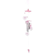 Load image into Gallery viewer, Heart Plastic Crystal Metal Tubes Wind Chime Home Garden Decoration Gift Car Outdoor Heart Wind Chimes Decoration Gift for Mom Heart Wind Bell Heart Wind Catcher Aluminum Outdoor Yard Garden Decor Wind Chimes