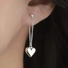 Load image into Gallery viewer, Heart-Shaped Dangle Earrings