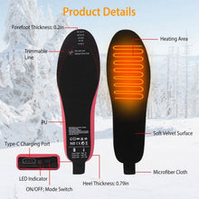 将图片加载到图库查看器,Heated Insoles Electric Heated Foot Warmer
