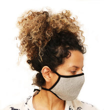 Load image into Gallery viewer, X Large Triple Layer Breathable Bamboo Viscose Face Mask with String Ties