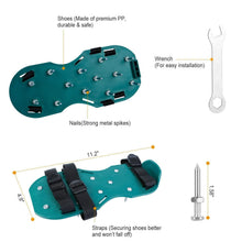 Load image into Gallery viewer, Heavy Duty Lawn Aerator Shoes with Adjustable Straps