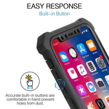 将图片加载到图库查看器,Heavy Duty Shockproof Phone Case For iPhone 14 13 12 Soft Transparent Back Cover Full-Body Clear Bumper Case with Built-in Screen Protector For iPhone
