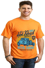 Load image into Gallery viewer, Heavy Hot Road Men's Bamboo Viscose/Organic Cotton Short Sleeve Graphic T-Shirt
