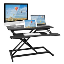 Load image into Gallery viewer, Height Adjustable Standing Desk Converter Workstation