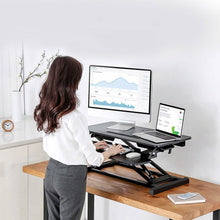 Load image into Gallery viewer, Height Adjustable Standing Desk Converter Workstation