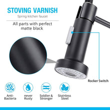 Load image into Gallery viewer, High Arc Spring Kitchen Sink Faucet