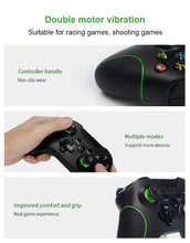 Load image into Gallery viewer, High Quality Black 2.4GHz Wireless Joystick Gamepad Controller Compatible With PC Monitor Laptop