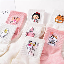 Load image into Gallery viewer, High Quality Cute Elegant Lovely Kawaii Cartoon Sweet Cotton Women Socks Animals Character Casual Short Socks For Men And Women