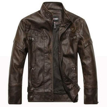 将图片加载到图库查看器,High Quality Fashion Leather Jacket