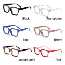 将图片加载到图库查看器,High Quality Fashion Square Frame Reading Glasses Men Women Fashion Oversized Frame High-definition Presbyopia Eyeglasses For Men And Women Diopter 0~+ 3.00