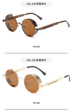 Load image into Gallery viewer, High Quality Metal Circle Frame Luxury & Designer High Quality Sunglasses For Men and Women New Retro Style Round Shape Metal Frame Sunglasses UV400