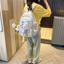 Load image into Gallery viewer, High Quality Nylon Large Capacity Waterproof Backpack For Female And Girls - Trendy College/Schoolbag