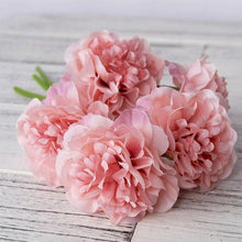 将图片加载到图库查看器,High Quality Peony Artificial Silk Flowers Bunches For Bridal Bouquet Wedding Living Room Table Home Garden Decoration Artificial Peony Silk Flowers Bouquet for Wedding Home Garden Decoration