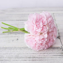 将图片加载到图库查看器,High Quality Peony Artificial Silk Flowers Bunches For Bridal Bouquet Wedding Living Room Table Home Garden Decoration Artificial Peony Silk Flowers Bouquet for Wedding Home Garden Decoration