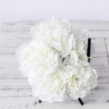 将图片加载到图库查看器,High Quality Peony Artificial Silk Flowers Bunches For Bridal Bouquet Wedding Living Room Table Home Garden Decoration Artificial Peony Silk Flowers Bouquet for Wedding Home Garden Decoration