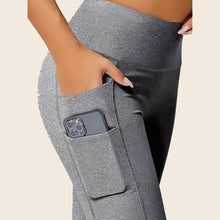 Load image into Gallery viewer, High Rise Butt Lifting Seamless Leggings with Phone Pockets