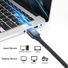 Load image into Gallery viewer, High Speed 32.4Gbps Slim And Flexible 1.4 8K 4K HDR 60Hz DisplayPort Cable Adapter For Video PC Laptop TV Monitor