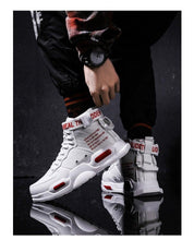Load image into Gallery viewer, High Top Red Bottom Trend Sneakers For Men Hip Hop Casual Men's Sport High Quality Sneakers Breathable Lightweight Red Basketball Luxury Fashion Running Sneakers