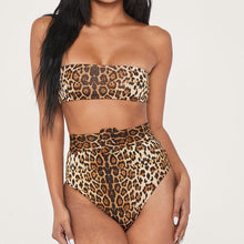 将图片加载到图库查看器,High Waist Bikini Black Swimwear Women Swimsuit High Leg Bikinis Set Women High Waist Bandeau Bikini Set Strapless 2 Piece Bathing Suit Swimsuits Tie Wrap Swimsuits Swimming for Bathing Suit Woman Swimsuits