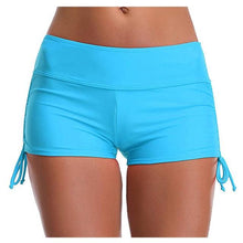 Load image into Gallery viewer, High Waist Bikini Bottoms Women's High Waisted Shorts Swim Bottoms Full Coverage Bikini Swimsuit Bottom For Women Swimming Panties Ladies Summer Fashion Solid Bikinis Swim Shorts Bottom Women's Swimsuit