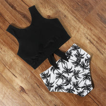 将图片加载到图库查看器,High Waist Swimsuit Bikini Push Up Swimwear Women Bathing Suit Female Bikini Set Leopard Swim Suit Beachwear Women's High Waist Swimsuit 2 Piece Bathing Suits Bikini