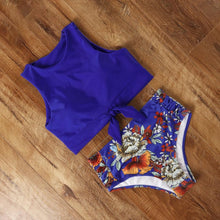 将图片加载到图库查看器,High Waist Swimsuit Bikini Push Up Swimwear Women Bathing Suit Female Bikini Set Leopard Swim Suit Beachwear Women's High Waist Swimsuit 2 Piece Bathing Suits Bikini