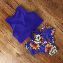 将图片加载到图库查看器,High Waist Swimsuit Bikini Push Up Swimwear Women Bathing Suit Female Bikini Set Leopard Swim Suit Beachwear Women's High Waist Swimsuit 2 Piece Bathing Suits Bikini